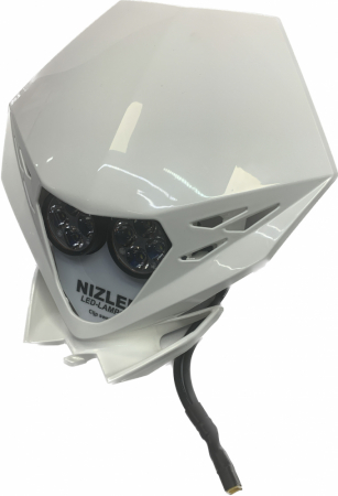 Lampkåpa Beta -2019, vit, NIZLED R40DRL 3D lins kallvit (80w) ej 2-tak