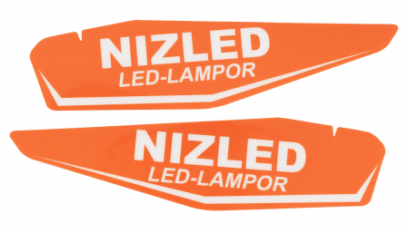 Nizled dekal till handtagsskydd KTM orange par i gruppen Billjud / LED-Belysning / Enduro / Tillbehör hos BRL Electronics (871DEKALHANDTAGO)