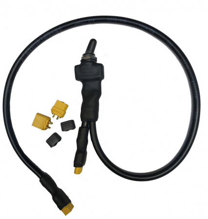 Camelbagbrytare On/off-kabel för alla lampor XT60 i gruppen Billjud / LED-Belysning / Enduro / Kablar hos BRL Electronics (871DEPAKABEL2)