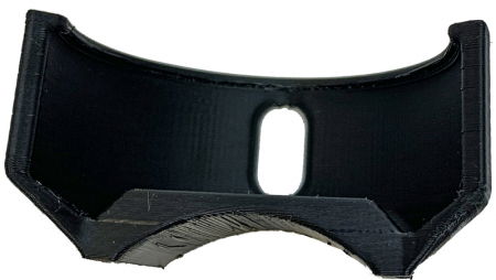 3D printad snusdosehållare (70x24mm) för montering på gaffelben mc (buntband). i gruppen Billjud / LED-Belysning / Enduro / Tillbehör hos BRL Electronics (871DOSAHGAFFEL)