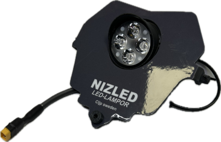 Singelljus kallvit 40w Fantic 4-takt 2024-, grå dekal, 1xE406k NIZLED i gruppen Billjud / LED-Belysning / Enduro / Vad passar min hoj / Fantic / 2024- hos BRL (871FANTIC244E40F1)