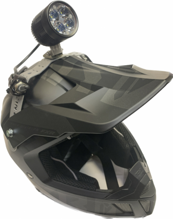 NIZLED LED-hjälmkit 1xR40DRL kallvit, li-ion batteri 5 Ah, (229g/40w)