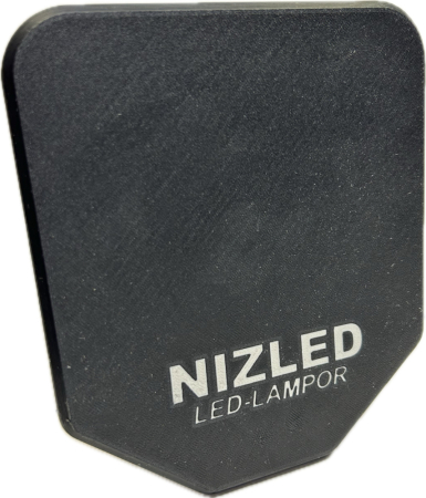 Skyddsplåt i svart för lamphus, avsedd för Husqvarna 2024-.