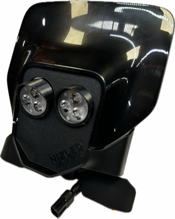 Dubbelkåpa 60w Husqvarna 2024-, svart, kallvit 2xE30