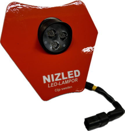 Singel lampfäste kallvit 35w KTM 2024-, orange, org-kont 1xE305k NIZLED i gruppen Billjud / LED-Belysning / Enduro / Vad passar min hoj / KTM / 2024- hos BRL (871KTM24E30F15k)