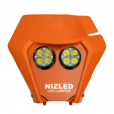 Dubbelkåpa 100w KTM 2020-2023, orange, varmvit 2xE40F5K NIZLED
