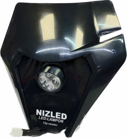 Singelkåpa 2,5/50w KTM 2020-2023, svart, varmvit 1xE40F5K NIZLED