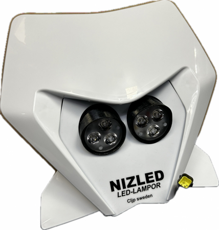 Dubbelkåpa 2,8/60w KTM 2024-, vit, kallvit 2xE30 NIZLED