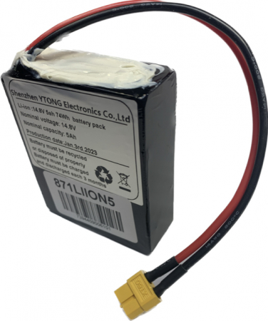 Li-ion batteri 16,8volt 5Ah med BMS