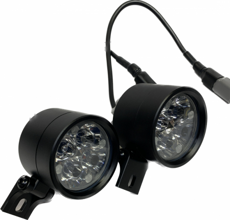 NIZLED R40S 2st extraljus spot lins för ATV/MC/BIL 6500K 40W 9-36V  i gruppen Billyd / LED-Belysning / LED-lamper / Ekstralys hos BRL Electronics (871R40S)