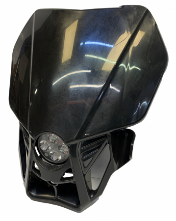 TM Racing 2020-2022, svart, kallvit 1xE40F (drar 50W) lampkåpa i gruppen Billjud / LED-Belysning / Enduro / Hjälmkit & lampkåpor hos BRL Electronics (871TMS20E40F)