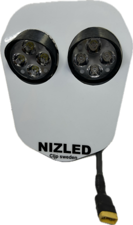 Dubbelljus kallvit 80w Triumph 2024-, vit dekal, 2xE406k NIZLED i gruppen Billjud / LED-Belysning / Enduro / Vad passar min hoj / Triumph / 2024- hos BRL (871TRIUMPH24E40F)