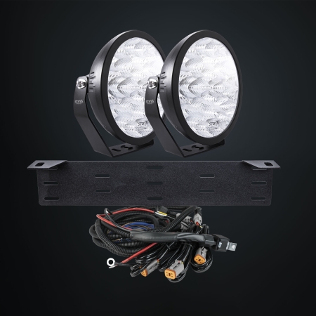 Strands Komplett Kit 2X Yukon 2 Extraljus Flood 9″ LED i gruppen Billjud / LED-Belysning / Ljuskit & Paket hos BRL (872270941KIT2)