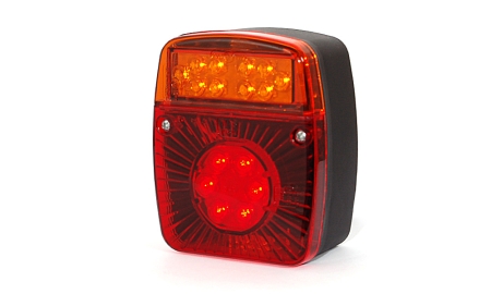 Strands Baklampa 3-Kammar LED 12/24V,Bak/Broms/Blinkers i gruppen Billjud / LED-Belysning / LED-lampor / Bakljus hos BRL (872800050)