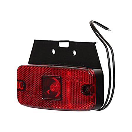 Strands Positions LED 111X50Mm Röd.12-24V,12-24V E-Märkt i gruppen Billjud / LED-Belysning / LED-lampor / Positionsljus hos BRL (872800186)