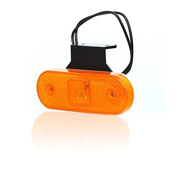 Strands Sido.M Orange 12-24V Med Fäste,Och Reflex. E-Märkt. LED i gruppen Billjud / LED-Belysning / Monteringstillbehör / Reflexer hos BRL (872800196)