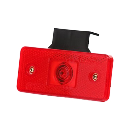 Strands Pos. Ljus Röd 12-24V Med Fäste,Och Reflex. LED i gruppen Billjud / LED-Belysning / Monteringstillbehör / Reflexer hos BRL (872800198)