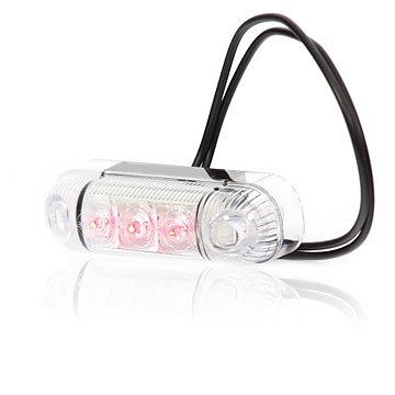 Strands Pos.Ljus 3 LED Röd,12-24V E-Märkt i gruppen Billjud / LED-Belysning / LED-lampor / Positionsljus hos BRL (872800285)