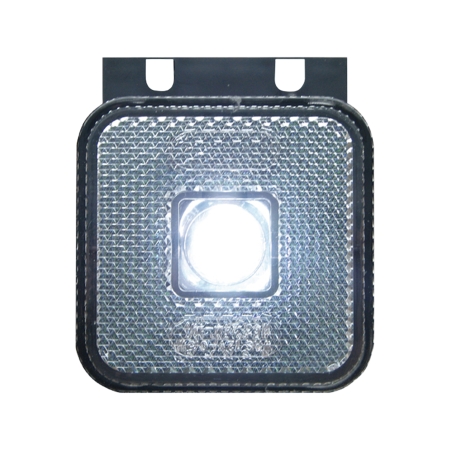 Strands Positionsljus Vit LED 12-24V,Inkl. Vinkelfäste E-Märkt i gruppen Billjud / LED-Belysning / LED-lampor / Positionsljus hos BRL (872800287)