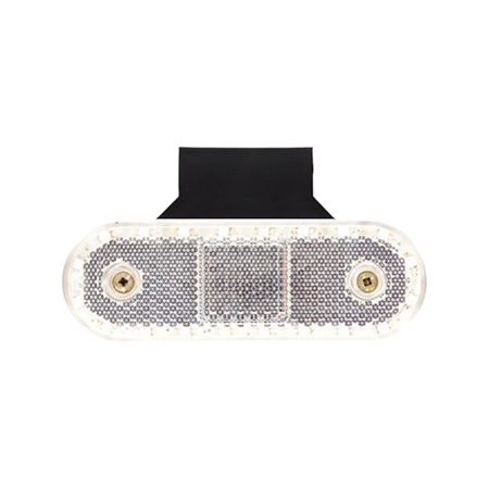 Strands Positionsljus Vit LED 12-24V,Inkl.Vinkelfäste. i gruppen Billjud / LED-Belysning / LED-lampor / Positionsljus hos BRL (872800292N)