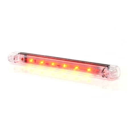 Strands Fiberoptisk Bromsljus Klart Lins 237mm i gruppen Billjud / LED-Belysning / LED-lampor / Bakljus hos BRL (8728003261)
