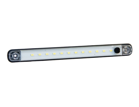 Strands Interiörbelysning Vit 237Mm Med Knapp i gruppen Billjud / LED-Belysning / LED-lampor / Interiörbelysning hos BRL (872800339)