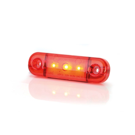 Strands Positionsljus Röd Slim 3 LED,9-36V IP68. E-Märkt. i gruppen B2B Winn Scandinavia hos BRL (872800341)