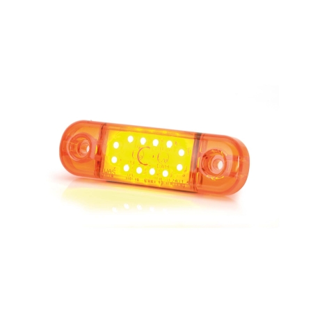 Strands Sidomarkering Slim 12 LED,9-36V IP68. E-Märkt. i gruppen Billjud / LED-Belysning / LED-lampor / Extraljus hos BRL (872800343)