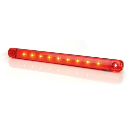 Strands Positionsljus Röd Slim 9 LED,9-36V IP68. E-Märkt. i gruppen Billjud / LED-Belysning / LED-lampor / Positionsljus hos BRL (872800347)