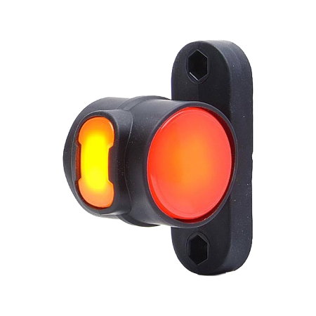 Strands Gummiarm Rak, Vit, Orange & Röd i gruppen Billjud / LED-Belysning / LED-lampor / Extraljus hos BRL (872800359)