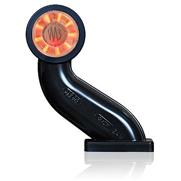 Strands Gummiarm Vit/Röd LED Höger,Klarglas. E-Märkt 12-24V i gruppen Billjud / LED-Belysning / LED-lampor / Extraljus hos BRL (872800371HN)