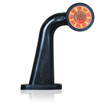 Strands Gummiarm Vit/Röd LED Vänster,Klarglas. E-Märkt 12-24V i gruppen Billjud / LED-Belysning / LED-lampor / Extraljus hos BRL (872800372VN)