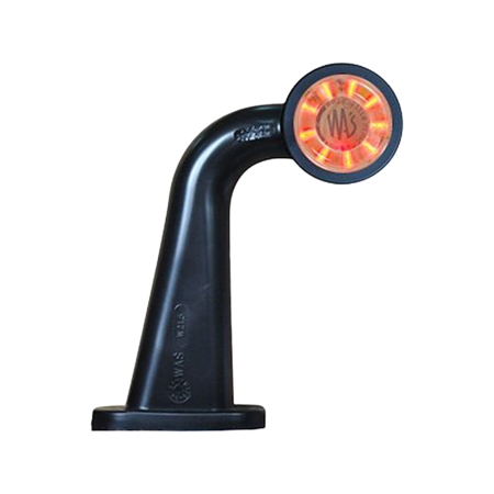 Strands Gummiarm Vit/Röd LED Vänster,Klarglas. E-Märkt 12-24V i gruppen Billjud / LED-Belysning / LED-lampor / Extraljus hos BRL (872800372VN)