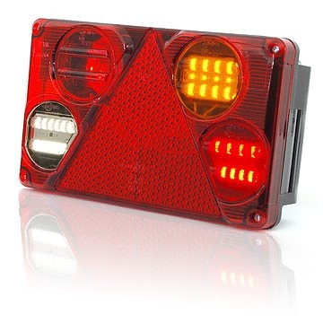 Strands Bakljus Släp 5-Kammare Höger,12-24V i gruppen Billjud / LED-Belysning / LED-lampor / Bakljus hos BRL (872800398H)