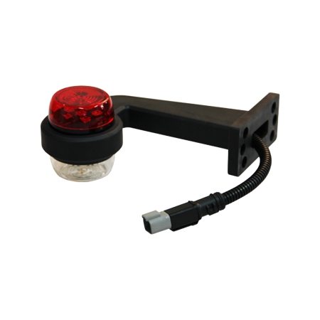 Strands Komplett Höger Gummiarm med positionsljus, vit och röd i gruppen Billjud / LED-Belysning / LED-lampor / Positionsljus hos BRL (872800420H)