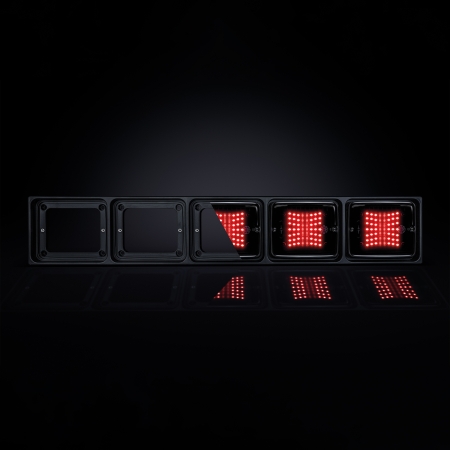Strands Ize LED Frame 5Xsquare i gruppen Billjud / LED-Belysning / LED-lampor / Extraljus hos BRL (872800640)