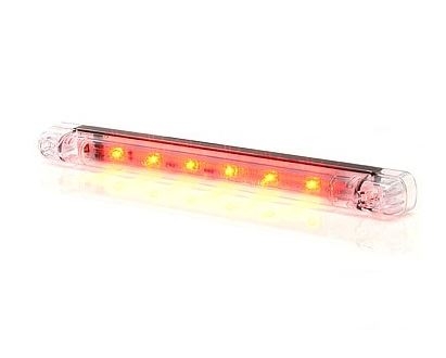 Strands Bromsljus Klart Lins 237mm i gruppen Billjud / LED-Belysning / LED-lampor / Bakljus hos BRL (872800681)