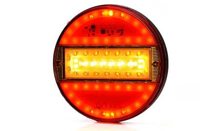 Strands Rund LED 5 Kammare 12-24V,142Mm Dia Färgad Lins i gruppen Billjud / LED-Belysning / LED-lampor / Bakljus hos BRL (872800742)