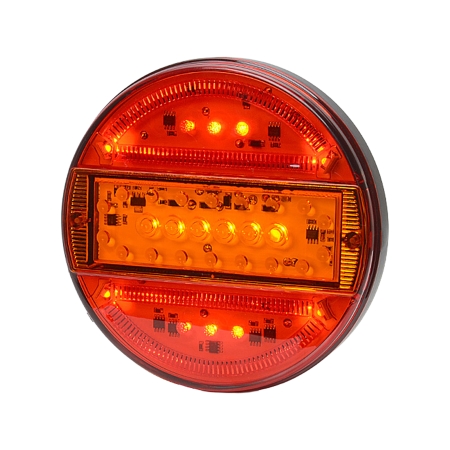 Strands Rund LED 3 Kammare 12-24V,142Mm Dia i gruppen Billjud / LED-Belysning / LED-lampor / Bakljus hos BRL (872800744)