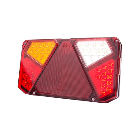 Strands Baklampa 5 Kammare LED Vänster,12-24V DC Bak, Broms, Back, Dim, Blink i gruppen Billjud / LED-Belysning / LED-lampor / Bakljus hos BRL (872800915)