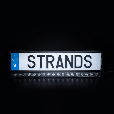 Strands NUUK E-Line Nummerskylts LED-ramp i gruppen Billjud / LED-Belysning / LED-ramp hos BRL (872809135)