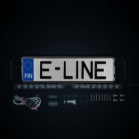 Strands NUUK E-Line Duo Nummerskylts DK LEDramp i gruppen Billjud / LED-Belysning / LED-ramp hos BRL (872809139)
