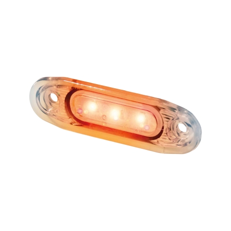 Strands Sido.Mark Orange Vitt Glas LED,79X26Mm 5M Kabel i gruppen Billjud / LED-Belysning / LED-lampor / Extraljus hos BRL (872810021)