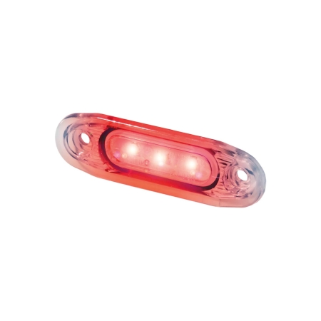 Strands Pos.Ljus Sld Röd LED, Vitt Glas,79X26Mm 5M Kabel i gruppen Billjud / LED-Belysning / LED-lampor / Positionsljus hos BRL (872810024)