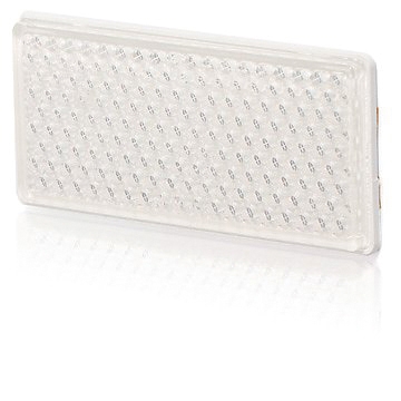Strands Reflex Vit 105X51Mm Självhäft.,Med Dubbelhäftande Tejp i gruppen Billjud / LED-Belysning / Monteringstillbehör / Reflexer hos BRL (872810639)