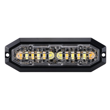 Strands Duo Riktat Blixtljus Vit/Orange 12 LED i gruppen Billjud / LED-Belysning / LED-lampor / Blixtljus hos BRL (872850135HPA)