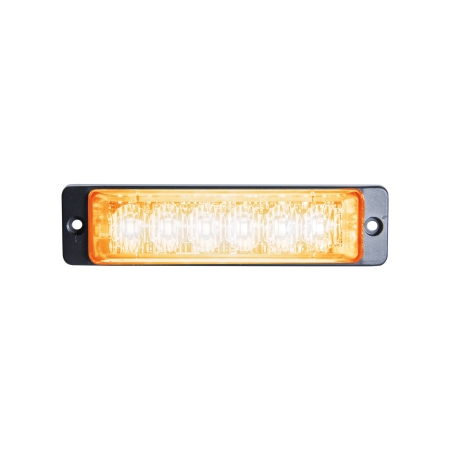 Strands Slim Riktat Blixtljus Orange 6 LED i gruppen Billjud / LED-Belysning / LED-lampor / Blixtljus hos BRL (872850180HPA)