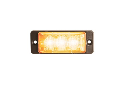 Strands Slim Riktat Blixtljus Orange 3 LED, Adr-Godkänd i gruppen Billjud / LED-Belysning / LED-lampor / Blixtljus hos BRL (872850185HPA)
