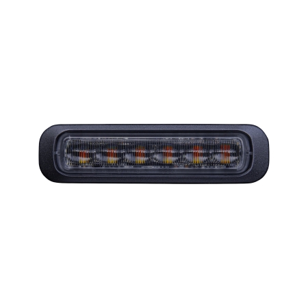 Strands Dark Knight varningsljus, amber, 6 LED, 4 m kabel i gruppen Billjud / LED-Belysning / LED-lampor / Blixtljus hos BRL (8728504044M)