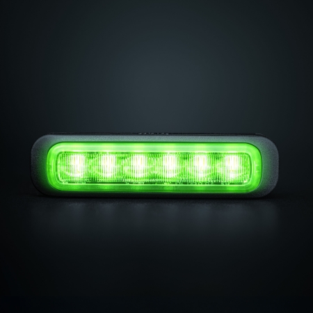 Strands Dark Knight Riktat Blixtljus Green 6 LED i gruppen Billjud / LED-Belysning / LED-lampor / Blixtljus hos BRL (872850404G)